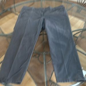 Loft Gray Cropped Pants